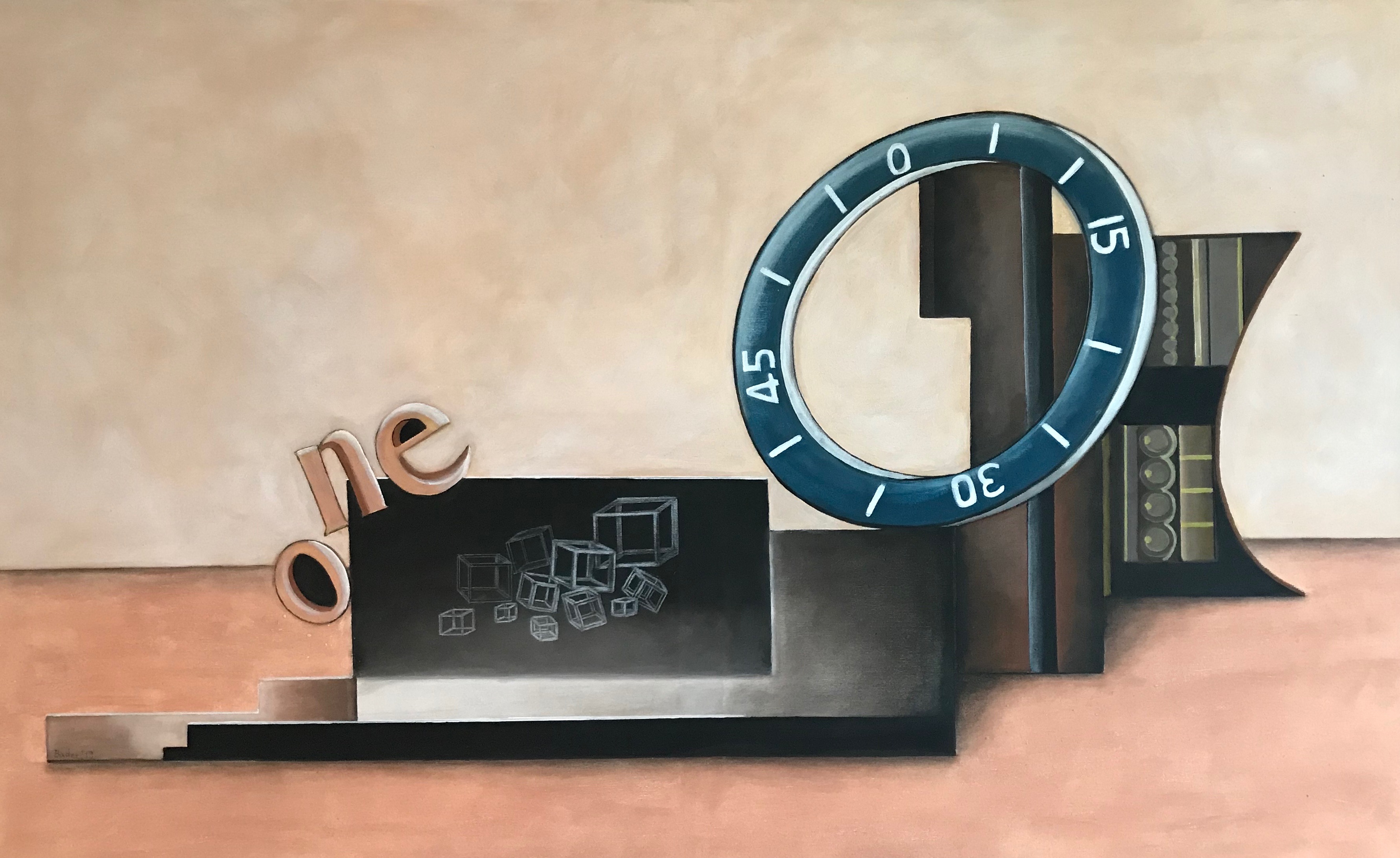 Zeitlos, Acryl auf Leinwand, 130 x 80 cm, 2019